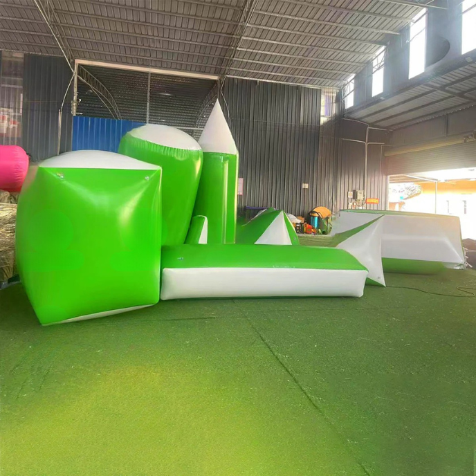 Inflatable Paintball Bunkers Speedball Nerf Obstacles