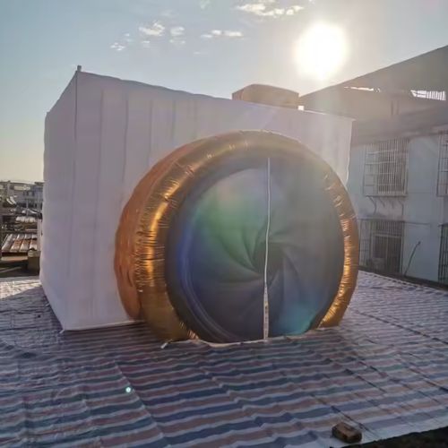 Inflatable Photo Booth Backdrop with Props