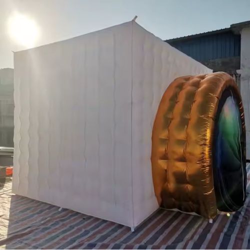 Inflatable Photo Booth Backdrop with Props