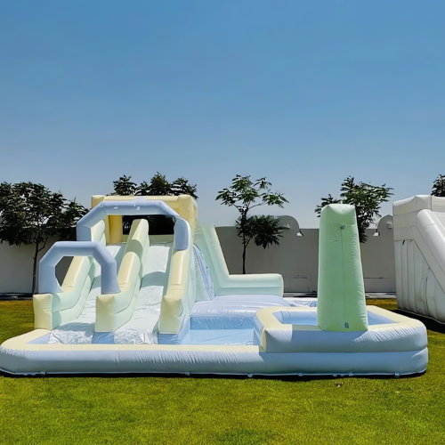 Double Slide Inflatable Water Bouncer Pool