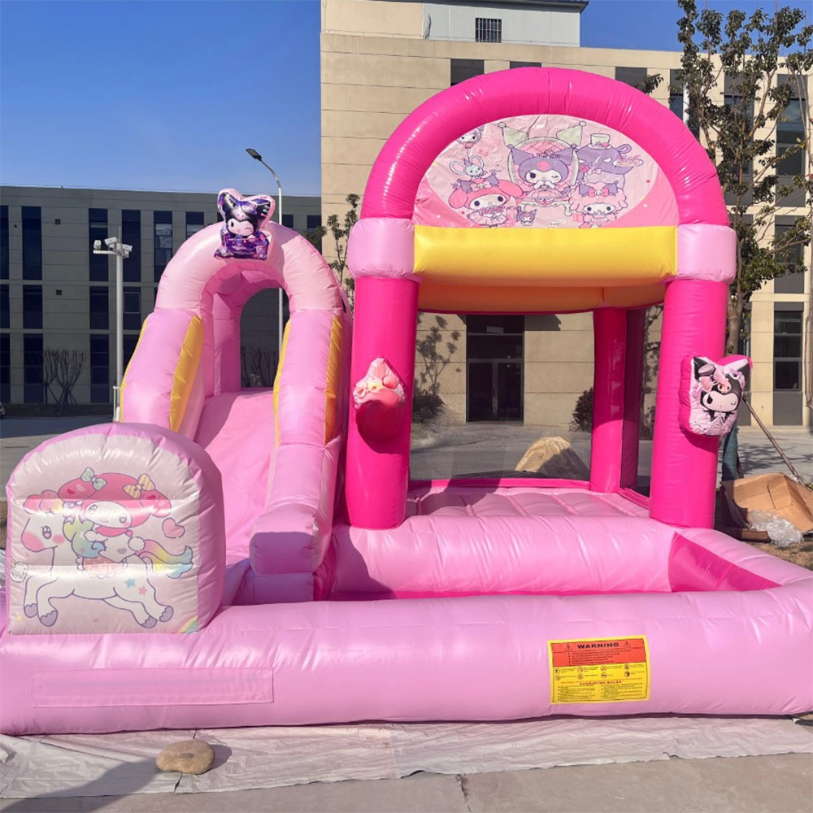 Kids Inflatable Water Slide with Pool