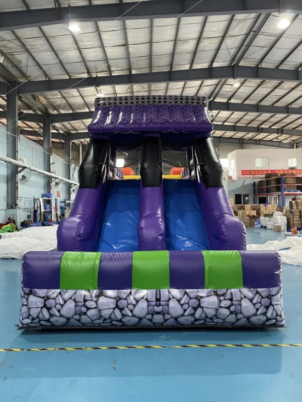Halloween Double Lane Inflatable Obstacle Course