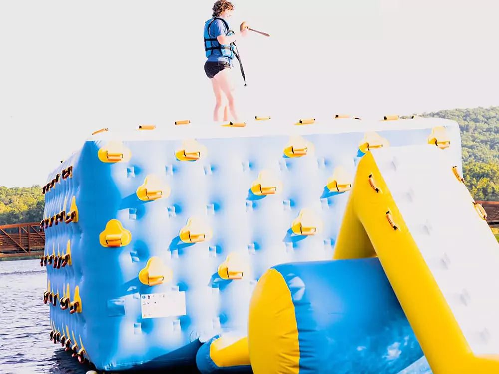 Inflatable Cube Obstacle Course for Water Fun