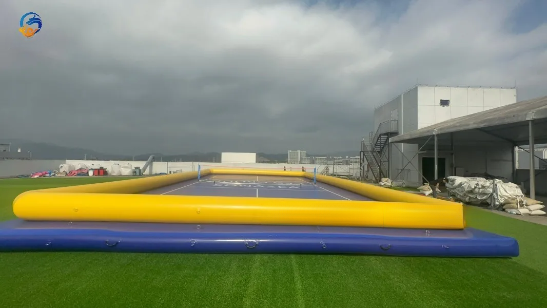 Floating Safe Inflatable Pickleball Court 49 FT x 25 FT