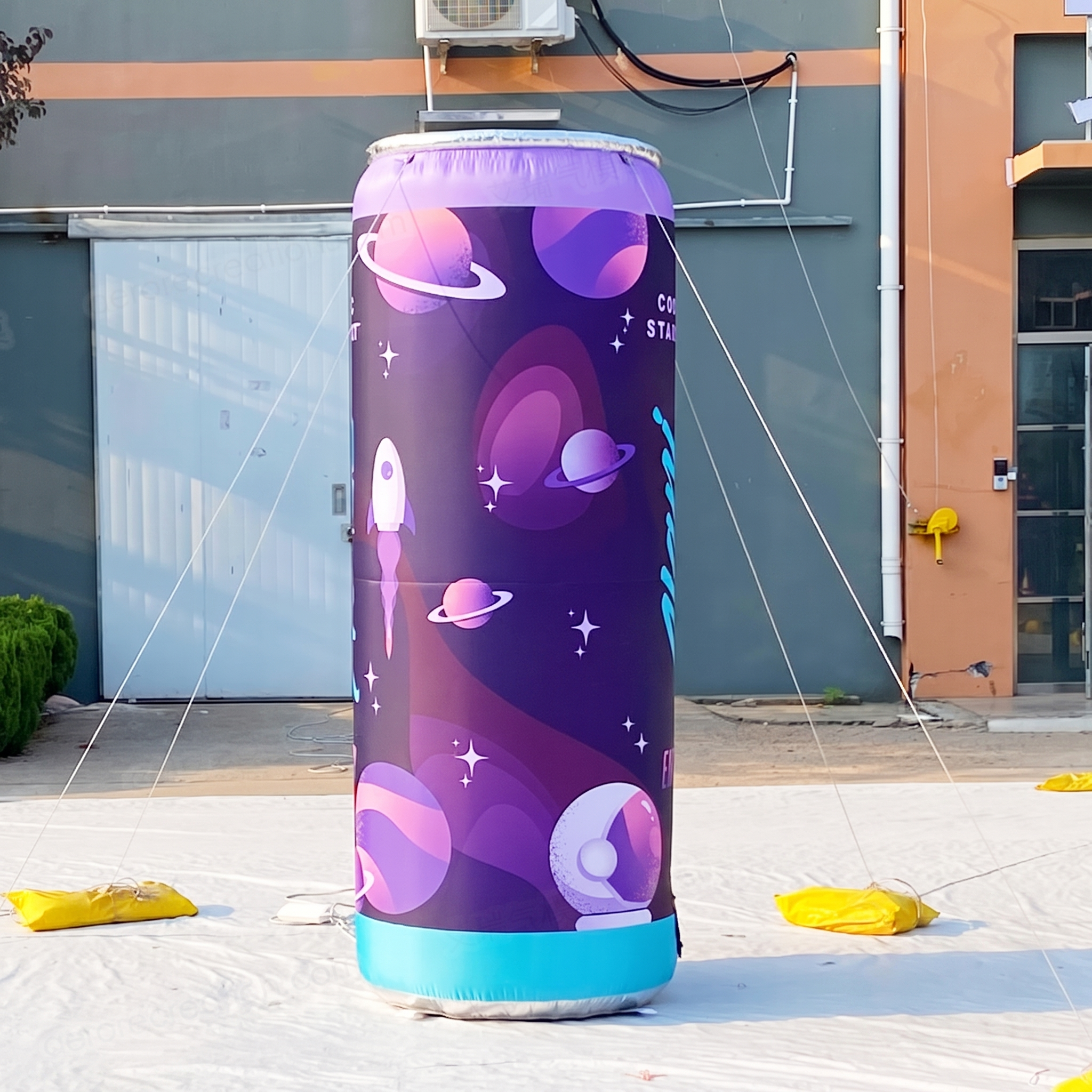 Inflatable Beverage Bottle Display for Promotions and Events