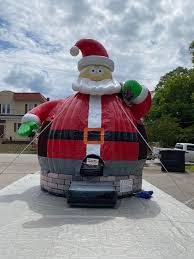 Christmas Santa Bounce Dome for Kids