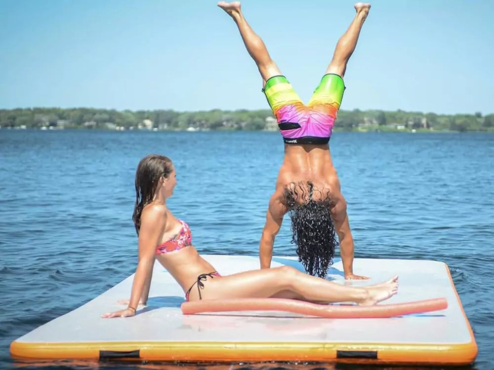 Inflatable Yacht Platform with Drop Stitch for Stability