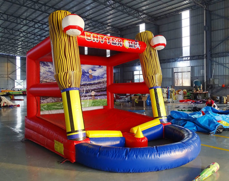 Inflatable Baseball Batting Cage Game for Kids