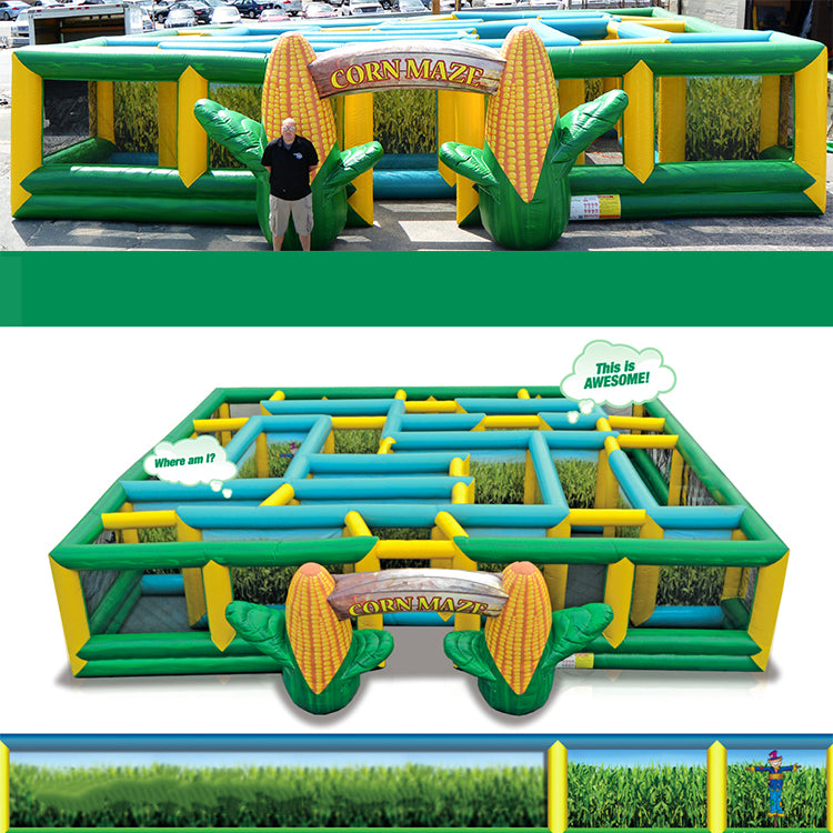 Giant Inflatable Corn Maze for Events