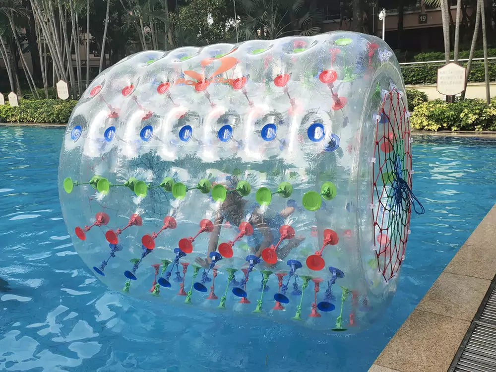 Transparent Inflatable Water Roller for Kids Fun