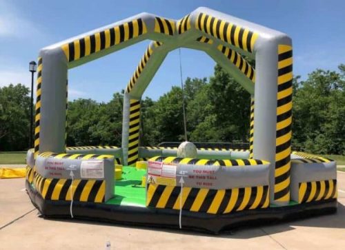 Inflatable Ninja Warrior Challenge Toxic Meltdown