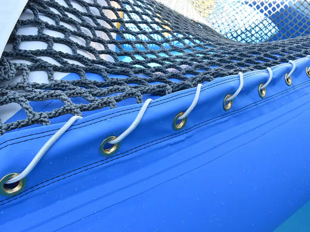 Inflatable Water Course with Climbing Net