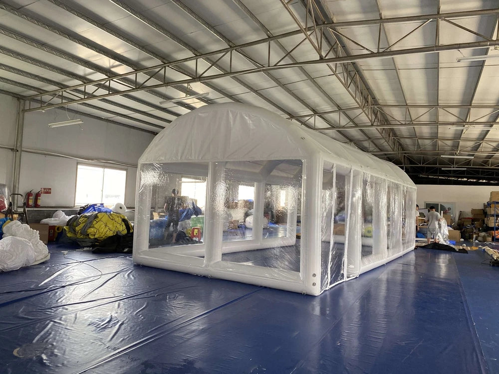 Inflatable Hot Tub Pool Cover Tent Swimming Pool Enclosure Solar Dome