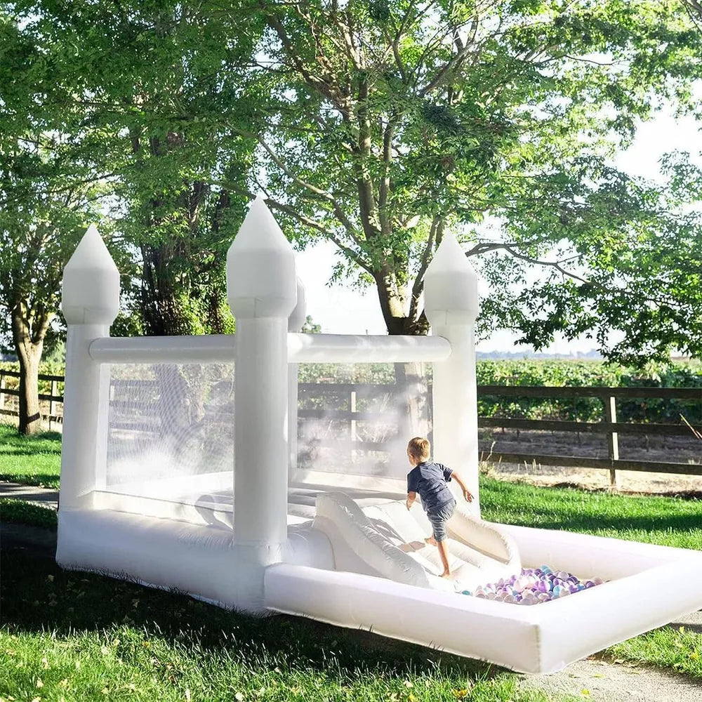 Casa Inflable Saltarina con Globos para Niños y Fiestas