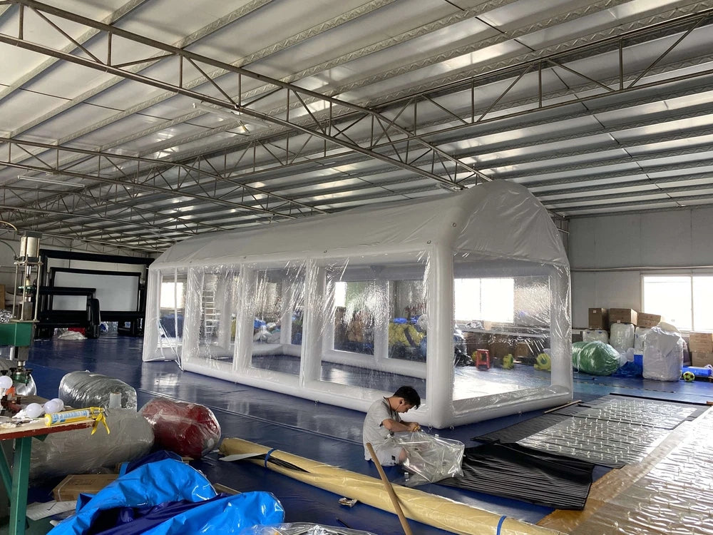 Inflatable Hot Tub Pool Cover Tent Swimming Pool Enclosure Solar Dome