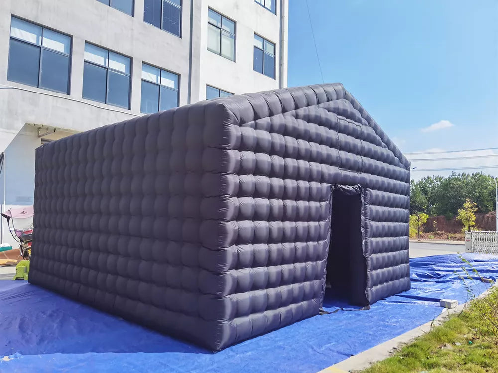 20FT Black Portable Inflatable Night Club Blow Up Disco Tent