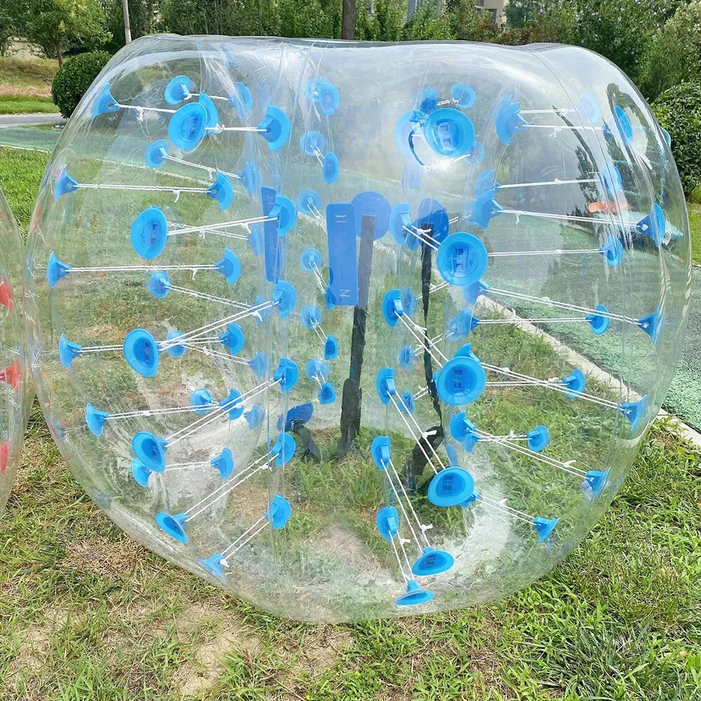 Bola de Bumper Inflable 1.2/1.5m Juego de Fútbol Burbuja para Niños y Adultos