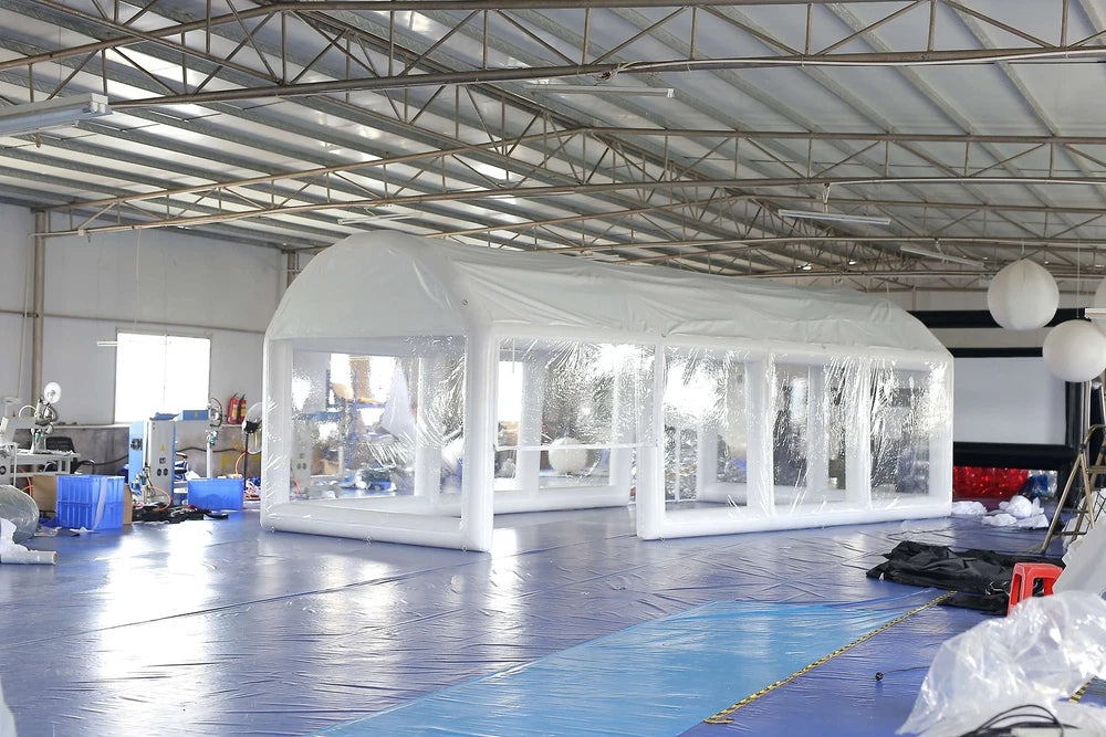 Inflatable Hot Tub Pool Cover Tent Swimming Pool Enclosure Solar Dome