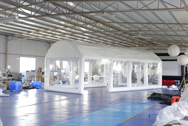 Inflatable Hot Tub Pool Cover Tent Swimming Pool Enclosure Solar Dome