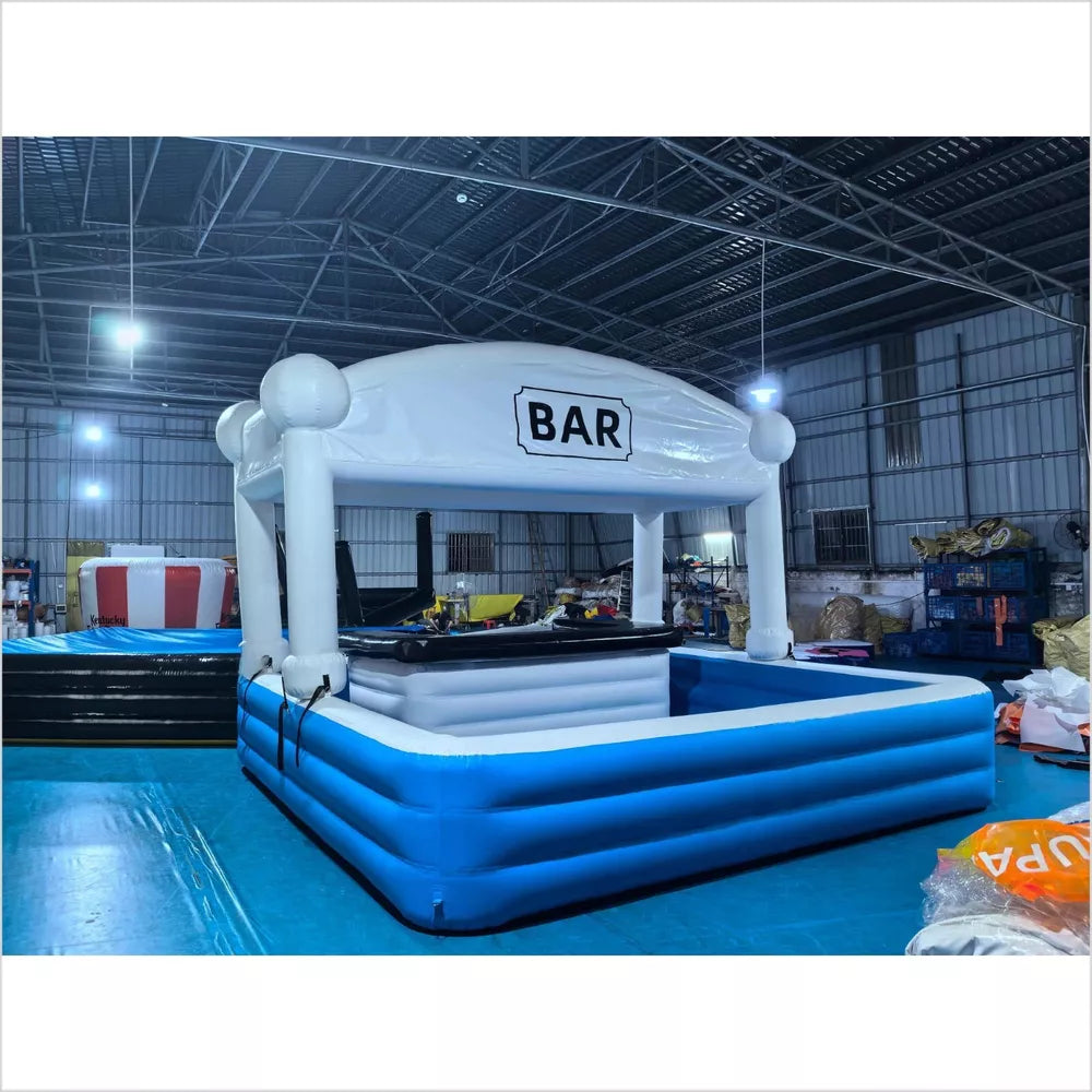 15x15ft Inflatable Pool Bar Blow Up Portable