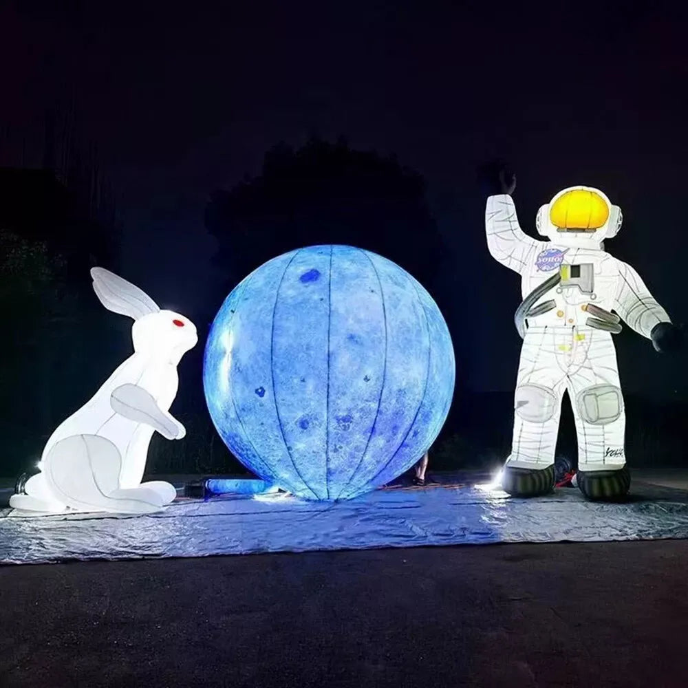 20FT Inflatable Astronaut Decoration with LED Lights