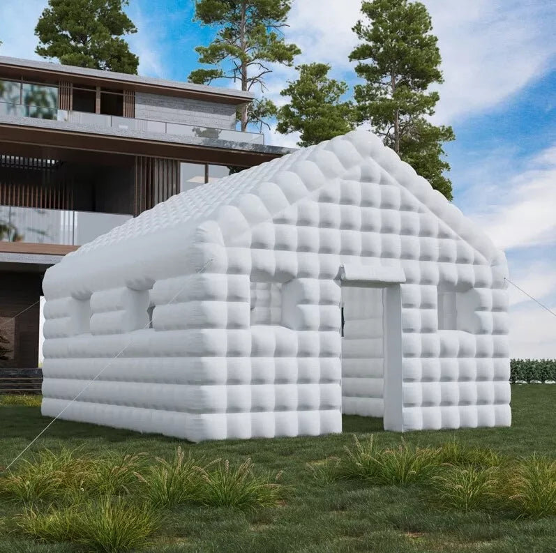 16x20x12ft White Inflatable Nightclub Tent Outdoor for Disco Party