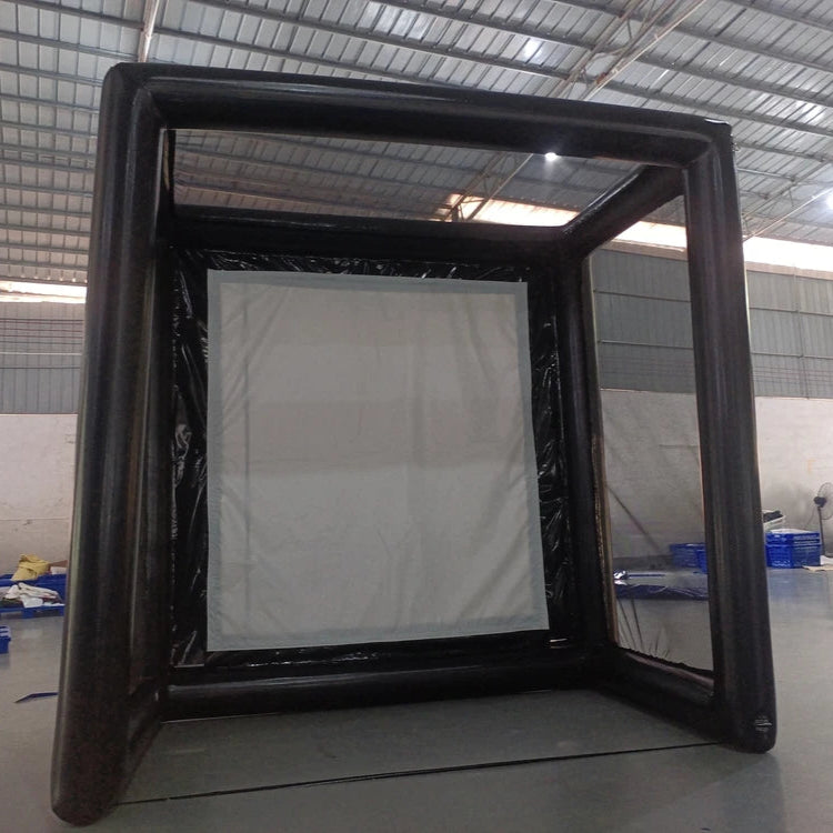 Inflatable Golf Simulator Enclosure for Indoor Outdoor Use