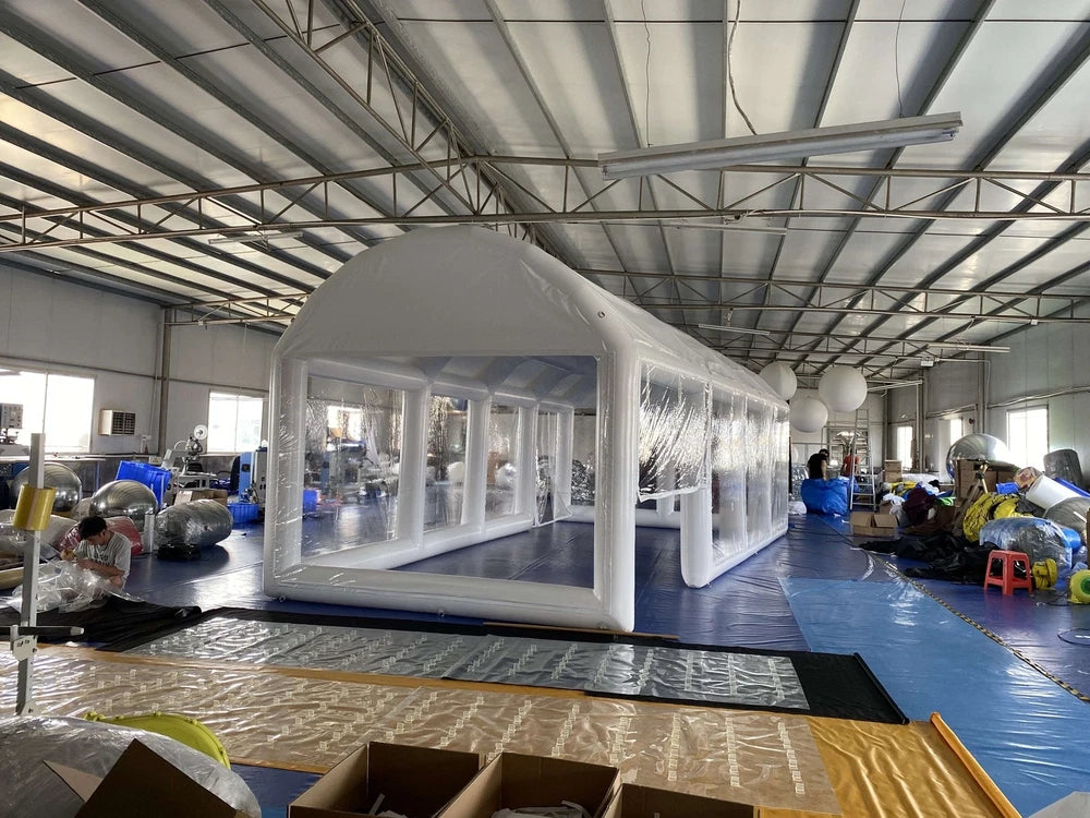 Inflatable Hot Tub Pool Cover Tent Swimming Pool Enclosure Solar Dome