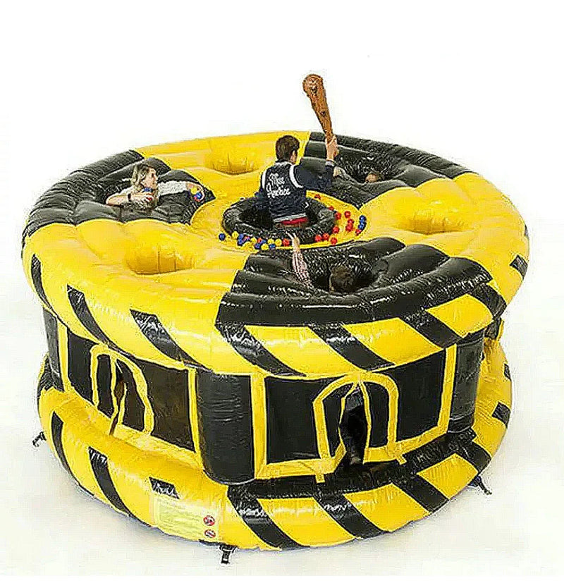 13x13x6,5ft Menschliches Whack-A-Mole Aufblasbares Sportspiel mit Hämmern