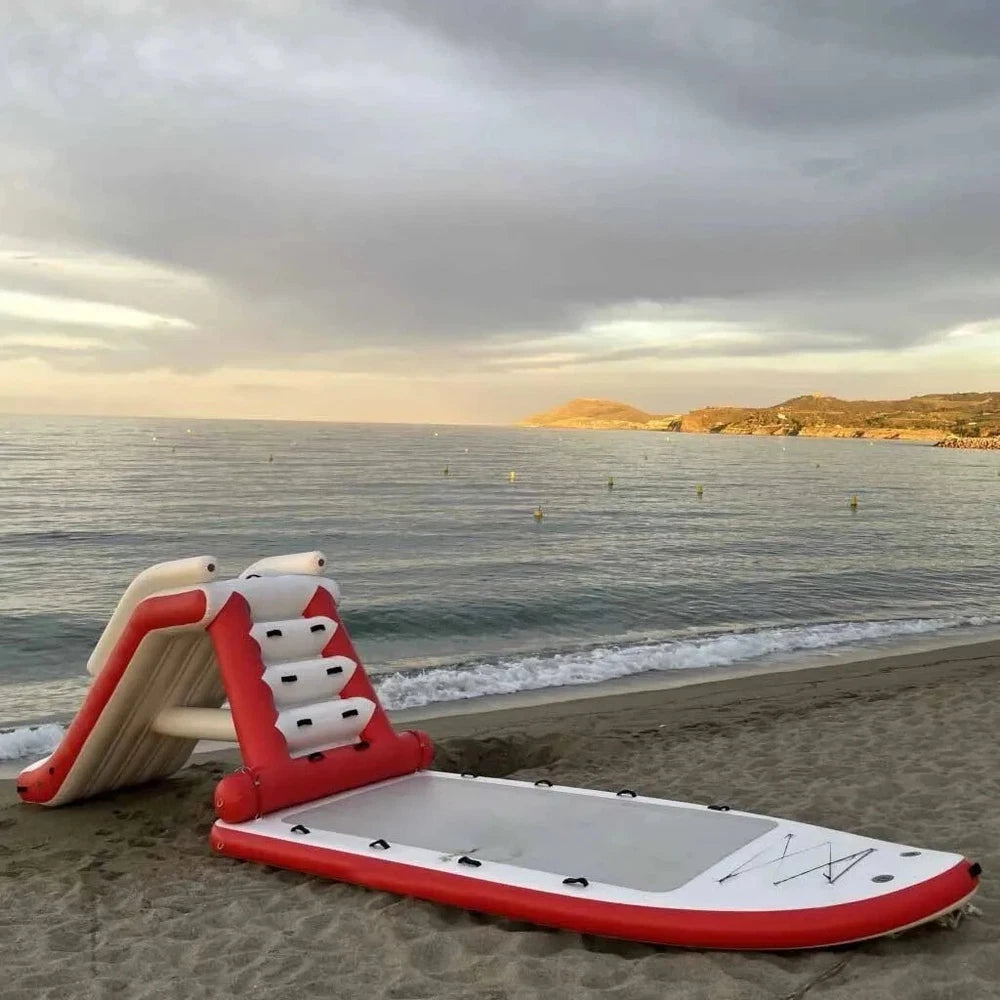 Inflatable Water Slide for SUP Boards or Platforms