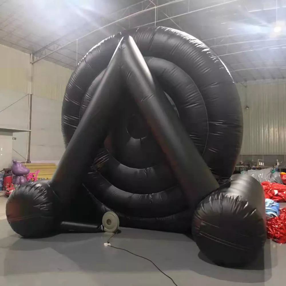 Inflatable Football Dart Board Kick Game with Balls