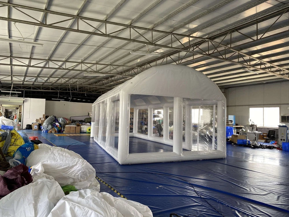 Inflatable Hot Tub Pool Cover Tent Swimming Pool Enclosure Solar Dome