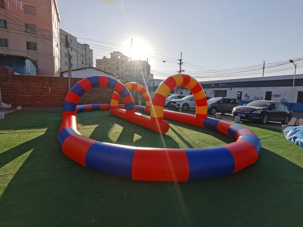 Commercial Inflatable Bumper Car Race Track Activity