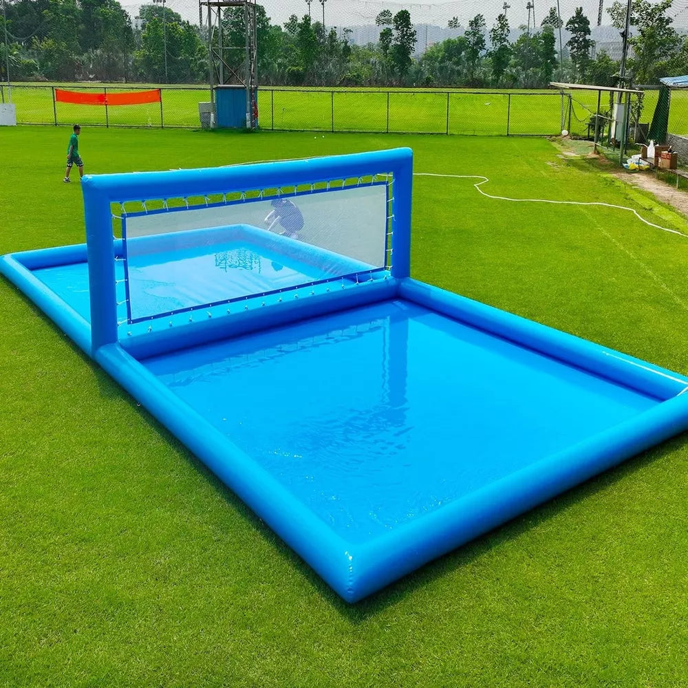 33FT Inflatable Volleyball Court for Outdoor Water Games