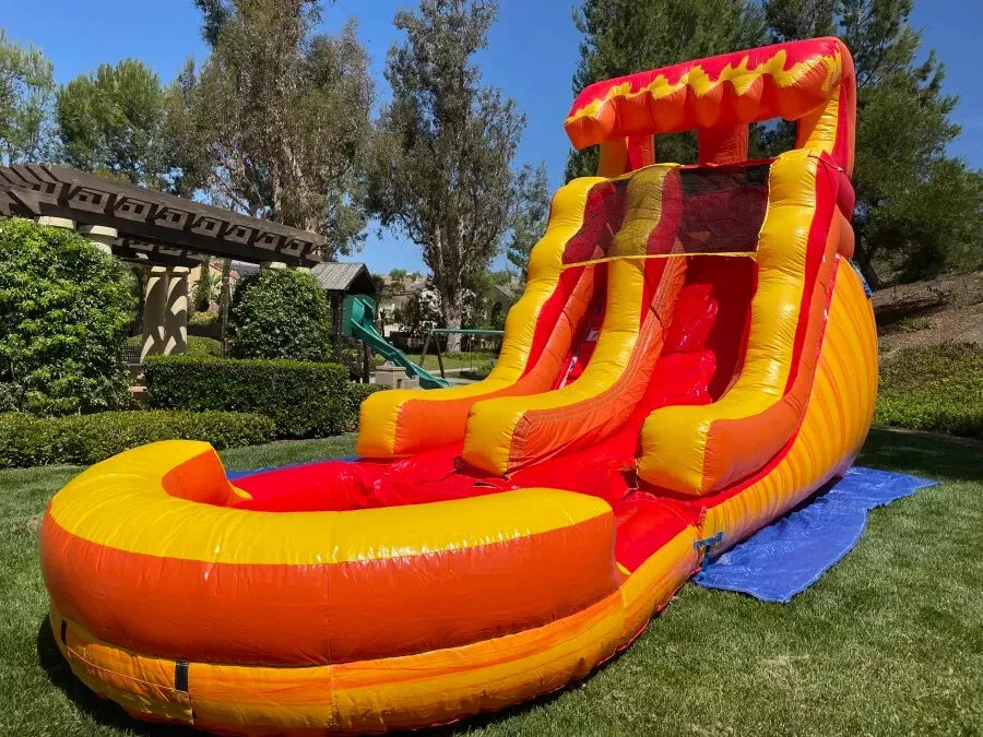 Inflatable Water Slide and Bounce House Combo