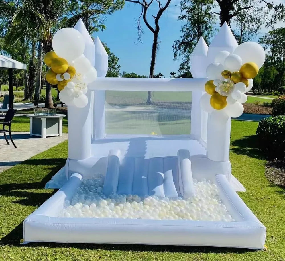 Casa Inflable Saltarina con Globos para Niños y Fiestas