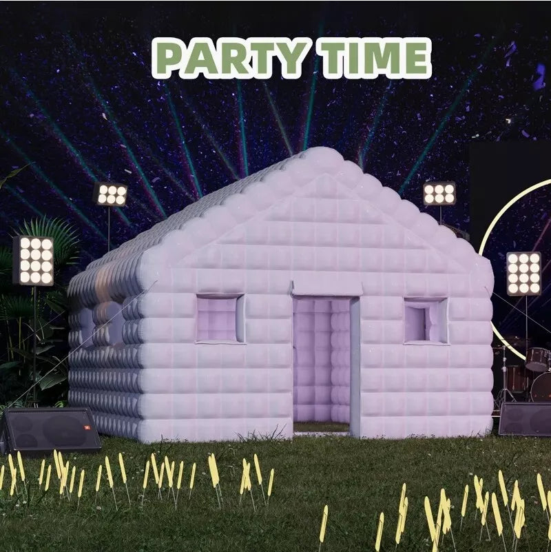 16x20x12ft White Inflatable Nightclub Tent Outdoor for Disco Party