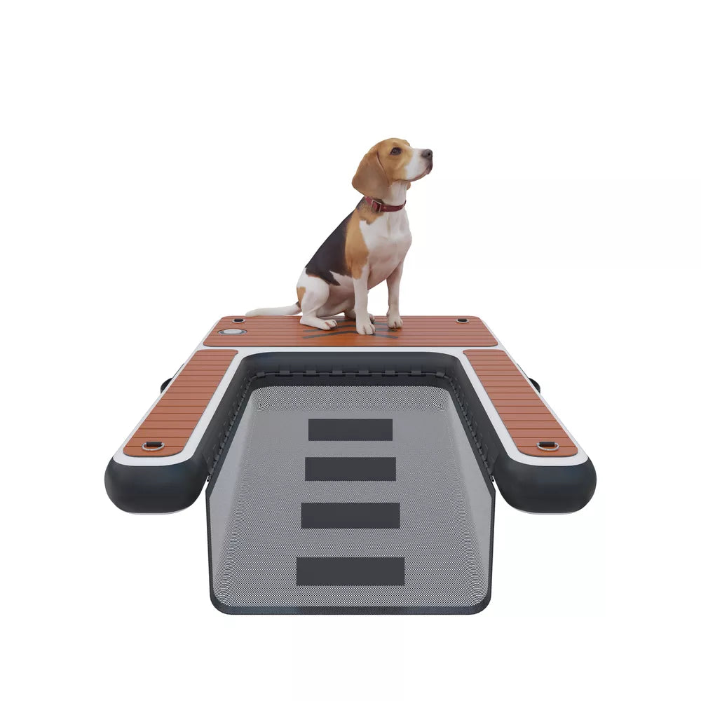 Inflatable Dog Ramp Dock Platform with Non-Slip EVA Foam