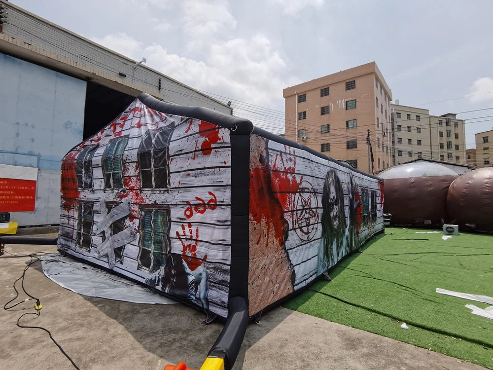 Aufblasbares Geisterhaus-Labyrinth für Halloween