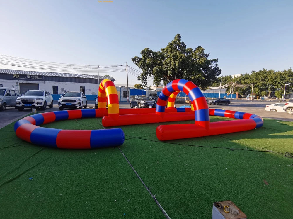 Commercial Inflatable Bumper Car Race Track Activity