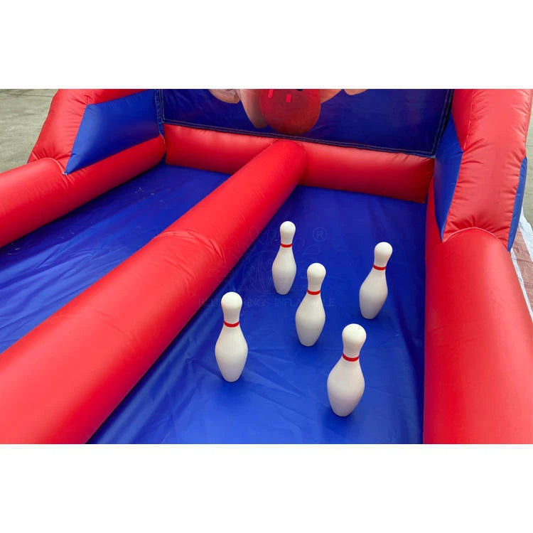 Inflatable Bowling Ball Game Set Up