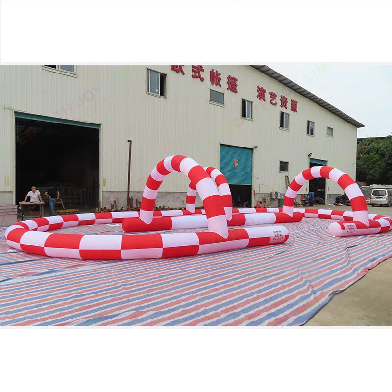 Commercial Inflatable Bumper Car Race Track Activity