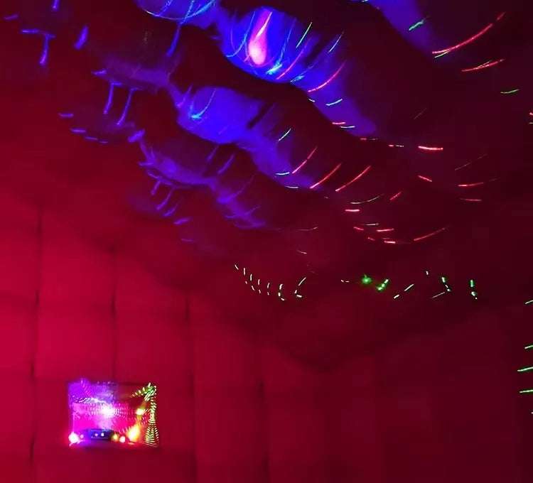 20FT Black Portable Inflatable Night Club Blow Up Disco Tent