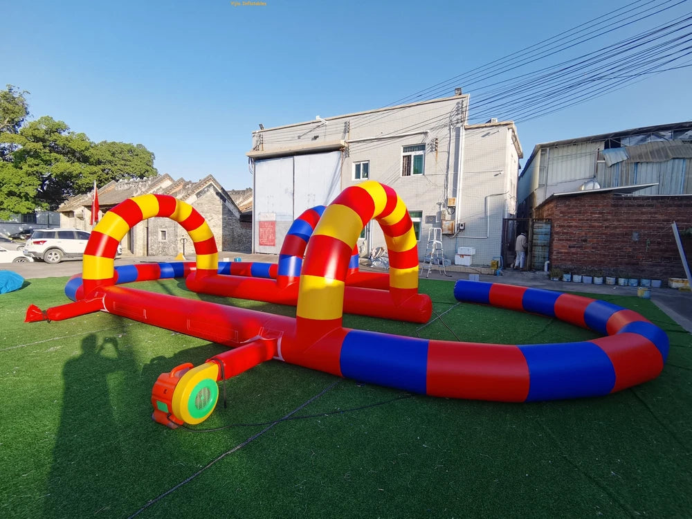 Commercial Inflatable Bumper Car Race Track Activity