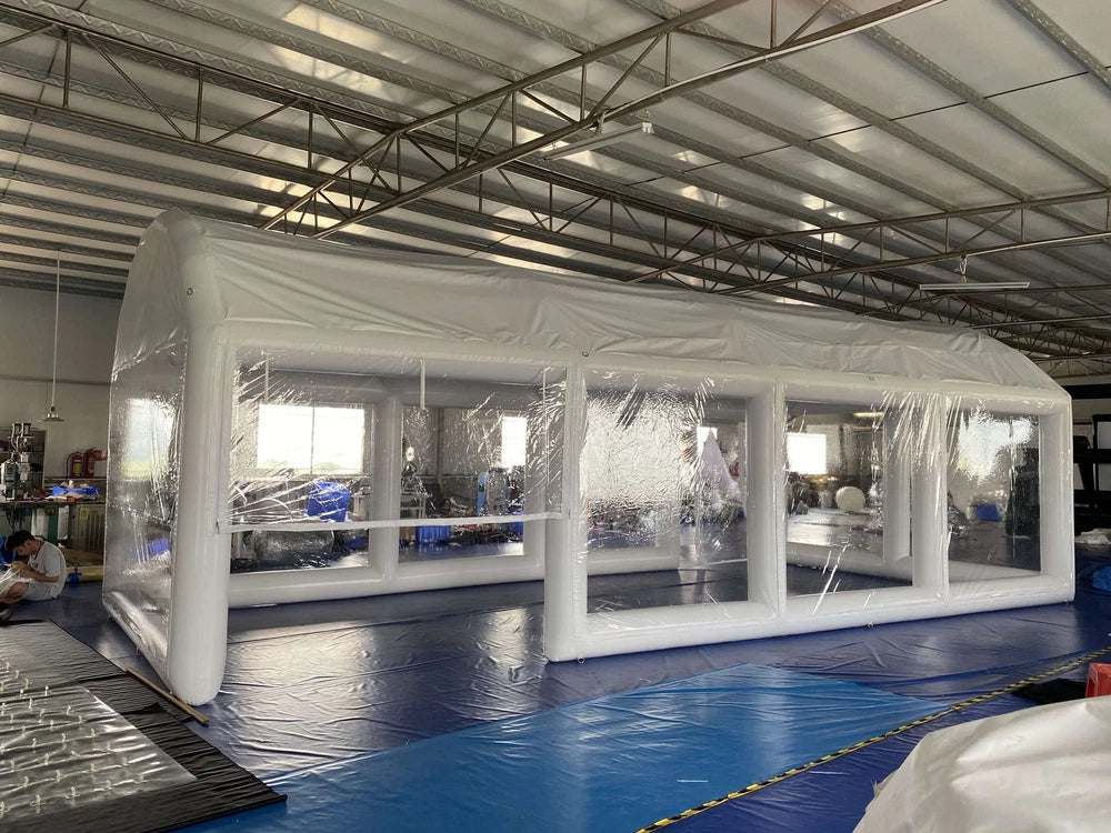 Inflatable Hot Tub Pool Cover Tent Swimming Pool Enclosure Solar Dome