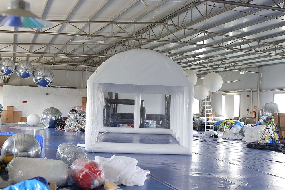 Inflatable Hot Tub Pool Cover Tent Swimming Pool Enclosure Solar Dome