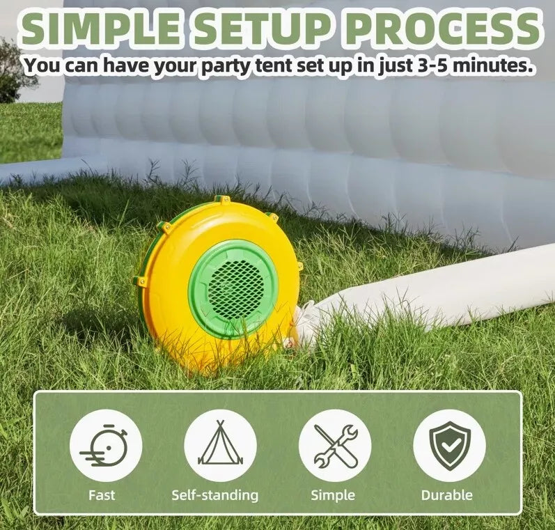 16x20x12ft White Inflatable Nightclub Tent Outdoor for Disco Party