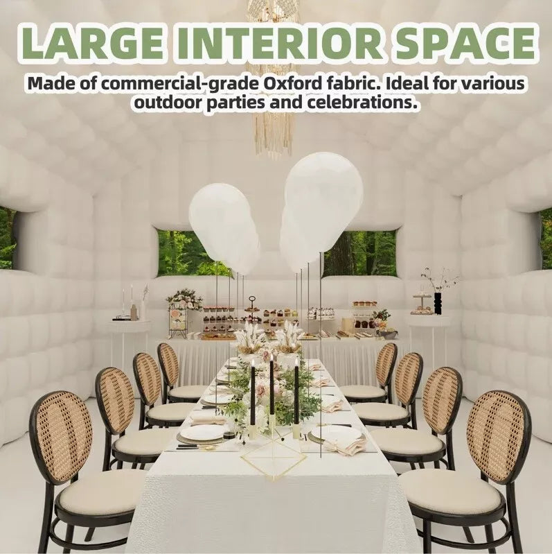 16x20x12ft White Inflatable Nightclub Tent Outdoor for Disco Party