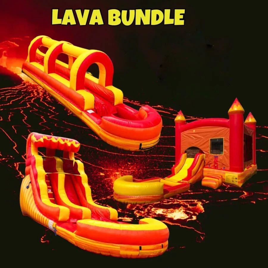 Inflatable Water Slide and Bounce House Combo