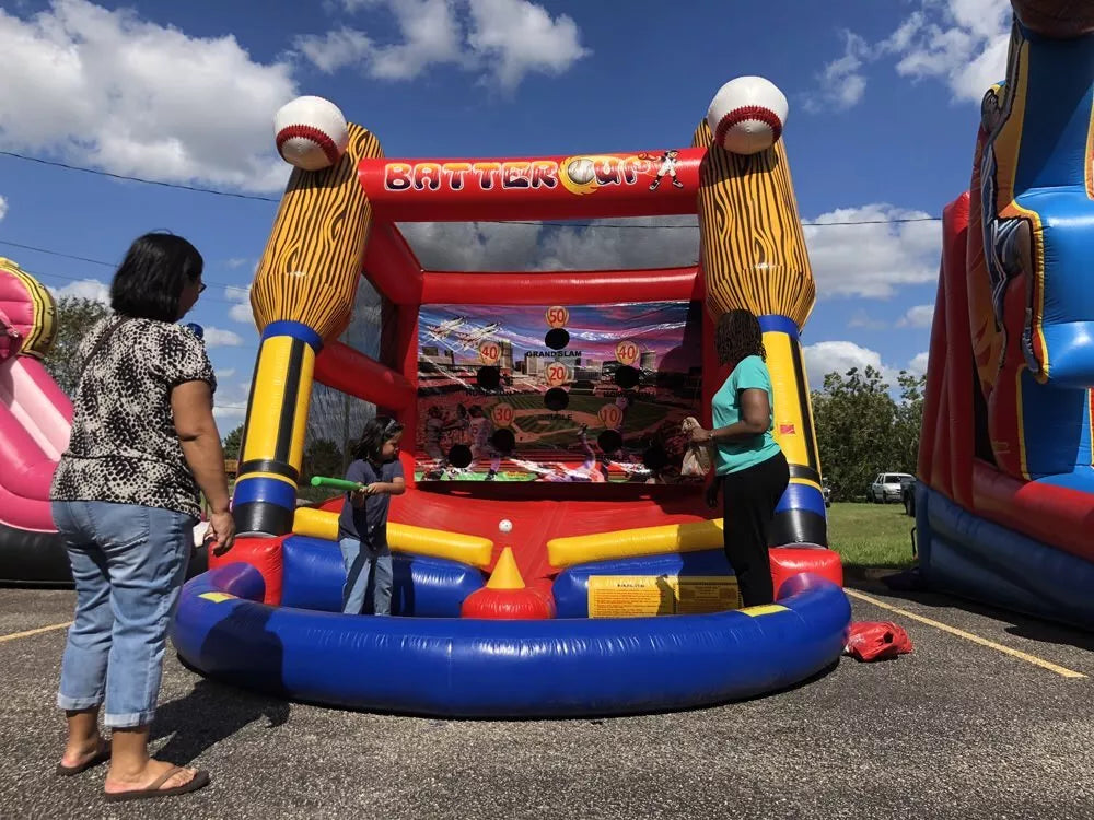 Inflatable Baseball Batting Cage Game for Kids